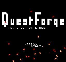 Quest Forge By Order Of Kings (Homebrew) — Title screen